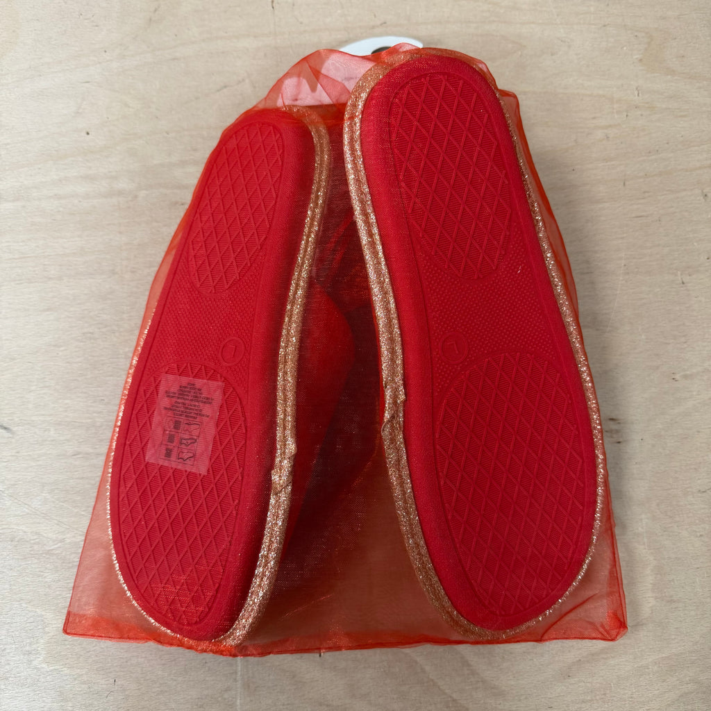 The grinch christmas slippers gift wrap bag size 7/8