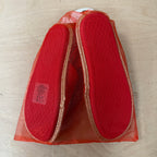 The grinch christmas slippers gift wrap bag size 7/8