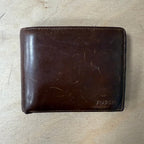 Fossil men's brown leather wallet
