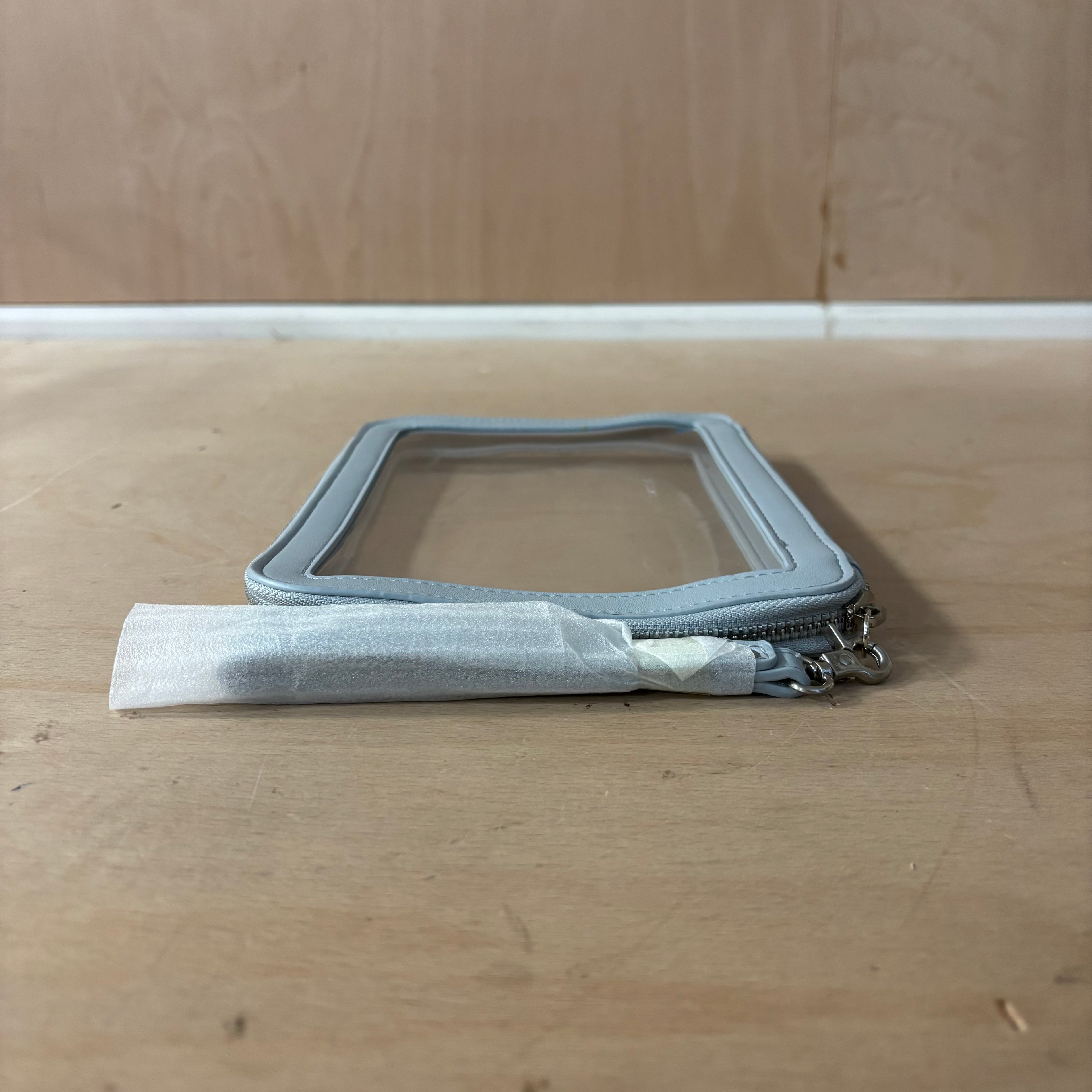 Stackers blue clear pouch