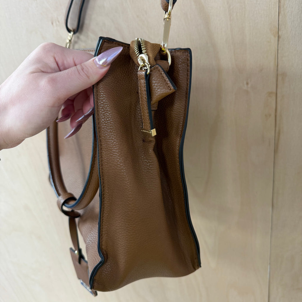 Carvela tan faux leather handbag tote shoulder bag