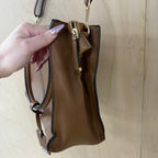 Carvela tan faux leather handbag tote shoulder bag