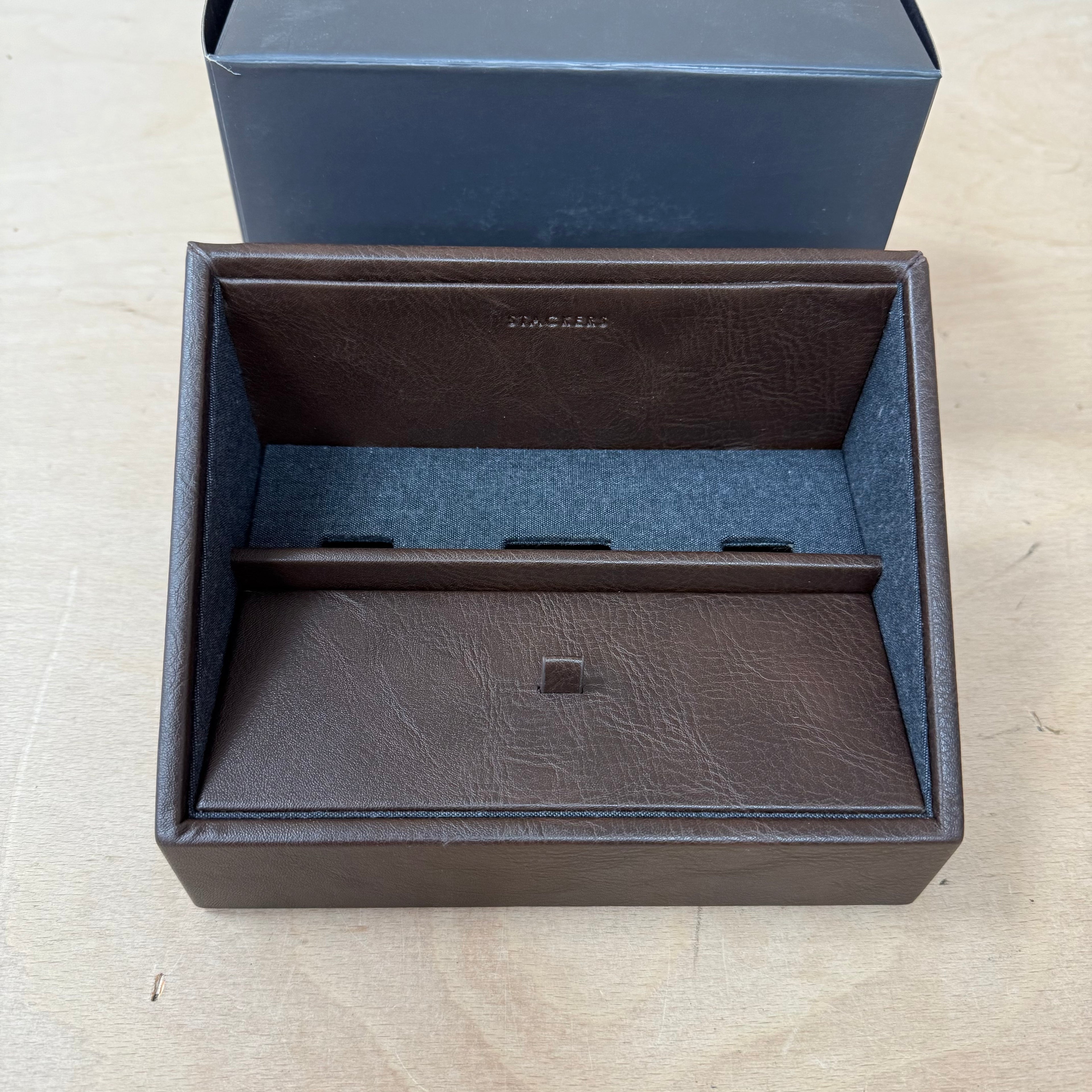 Stackers leather valet charging station Xmas gift