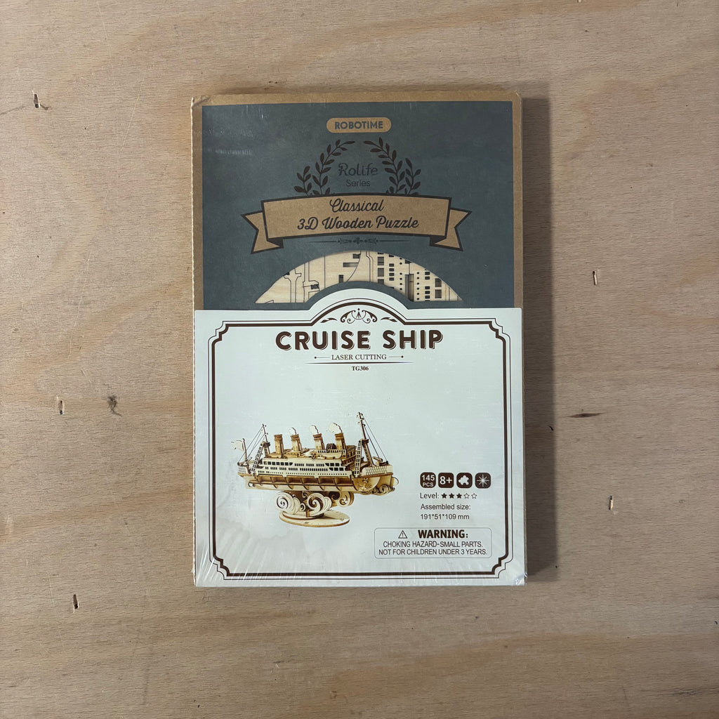 Rolife 3D cruise ship wooden model kit