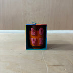 LOVE candle pot