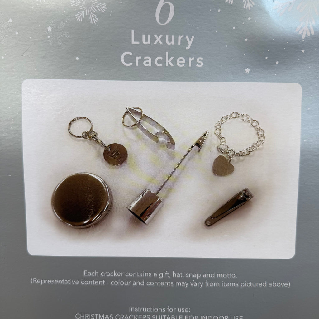 Dunelm 6 luxury christmas crackers boxed