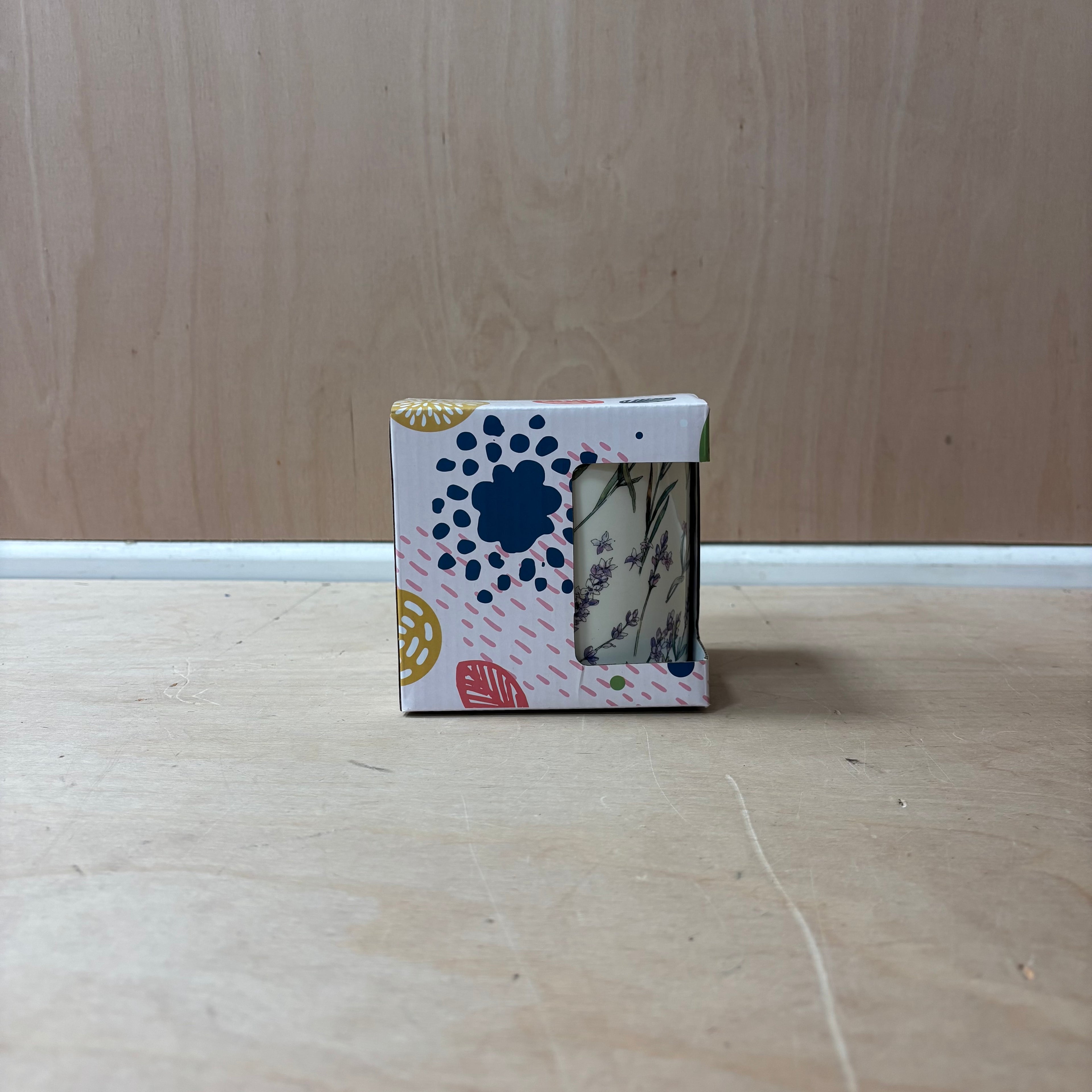 Lavender ceramic indoor plant pot