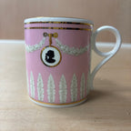 Wedgwood archive collection pink cameo fine bone china mug original box