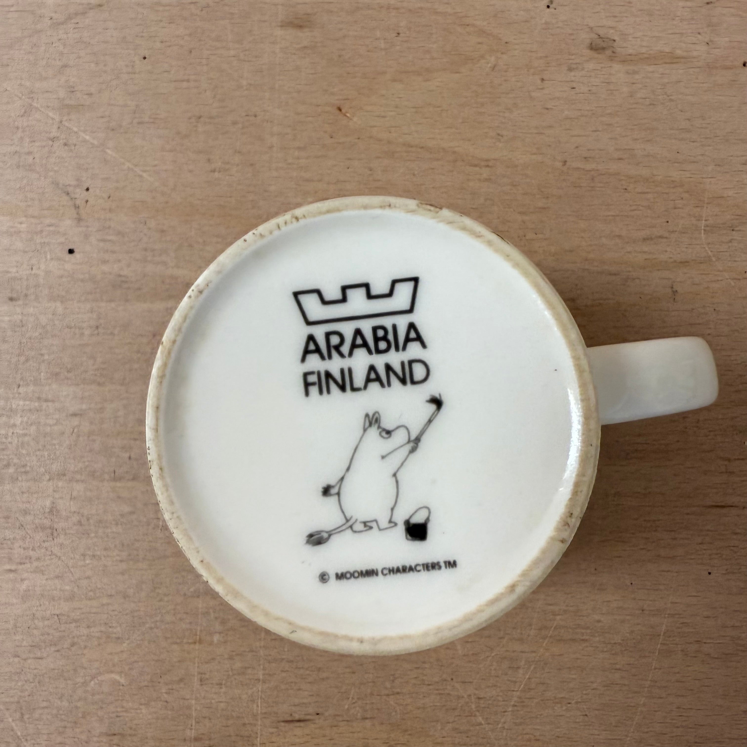 Arabia finland moomin mug moomintroll on Ice 1999-2012