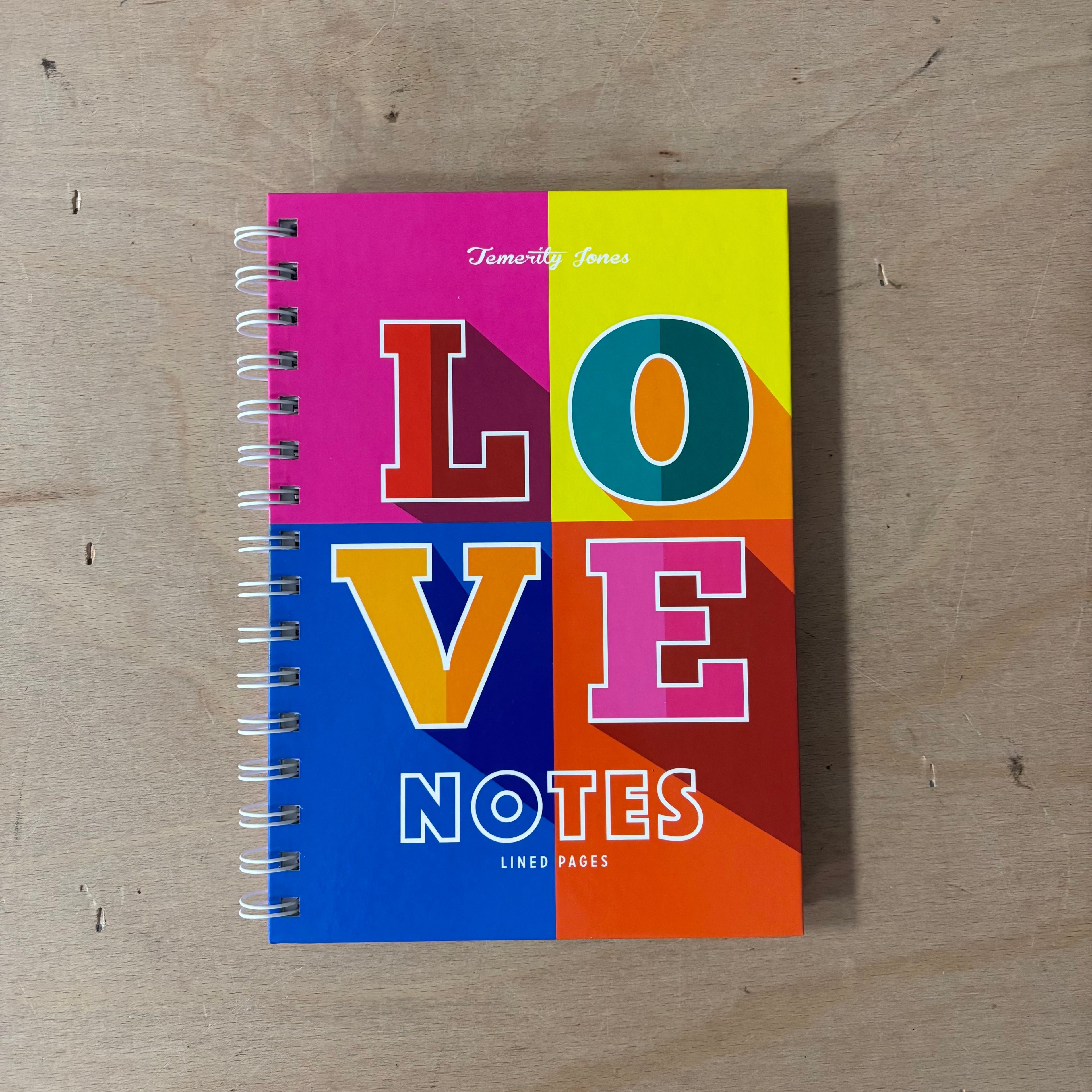 LOVE NOTES spiral-bound notebook