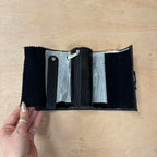 Marks & spencer luxury black leather jewellery roll new