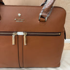 Modalu tan leather pippa handbag with dustbag