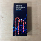 Festive 4 piece candy cane multifunction stake lights