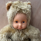 Anne geddes baby girl doll teddy bear stuffed toy