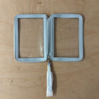 Stackers blue clear pouch