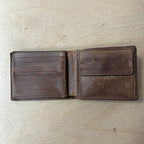 Fossil men's brown leather wallet