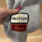 Mercier grey tacksuit bottoms graphic size large brand new