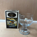 Holme gaard of copenhagen glass vintage glass goblet boxed