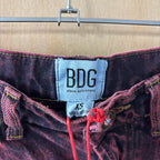 urban outfitters pink denim mini skirt 26w brand new