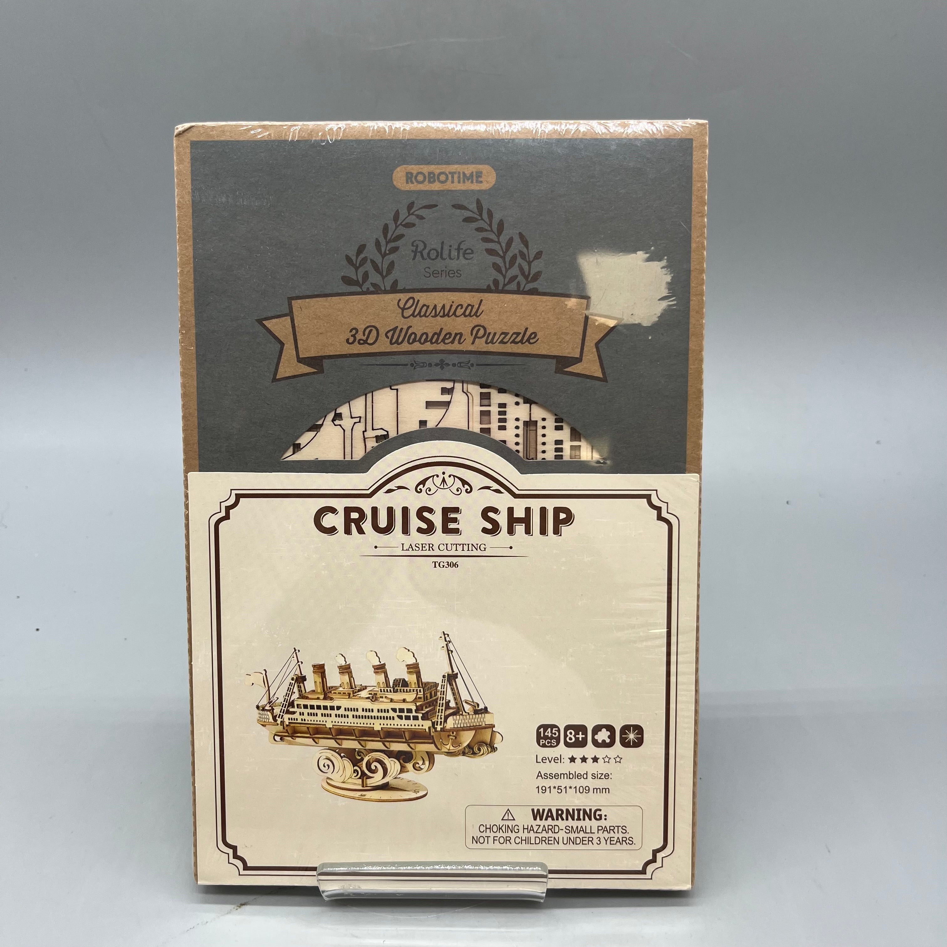 Rolife 3D cruise ship wooden model kit