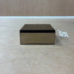 Marks & spencer with love mirror design with glitter butterfly jewellery box new