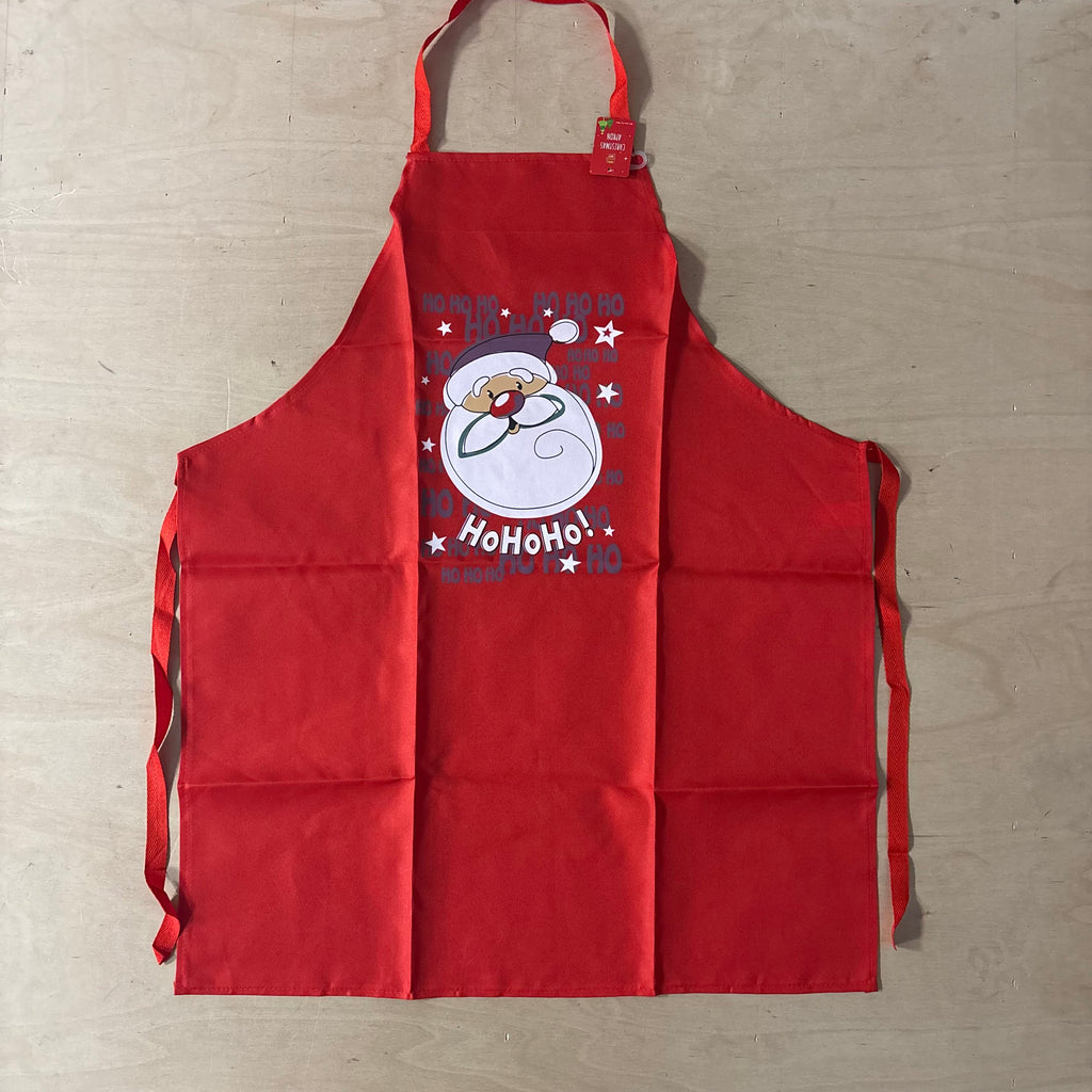 Festive magic adult christmas apron santa pattern
