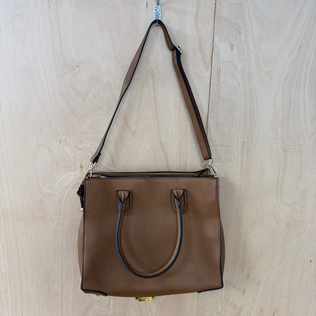 Carvela tan faux leather handbag tote shoulder bag