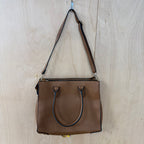 Carvela tan faux leather handbag tote shoulder bag