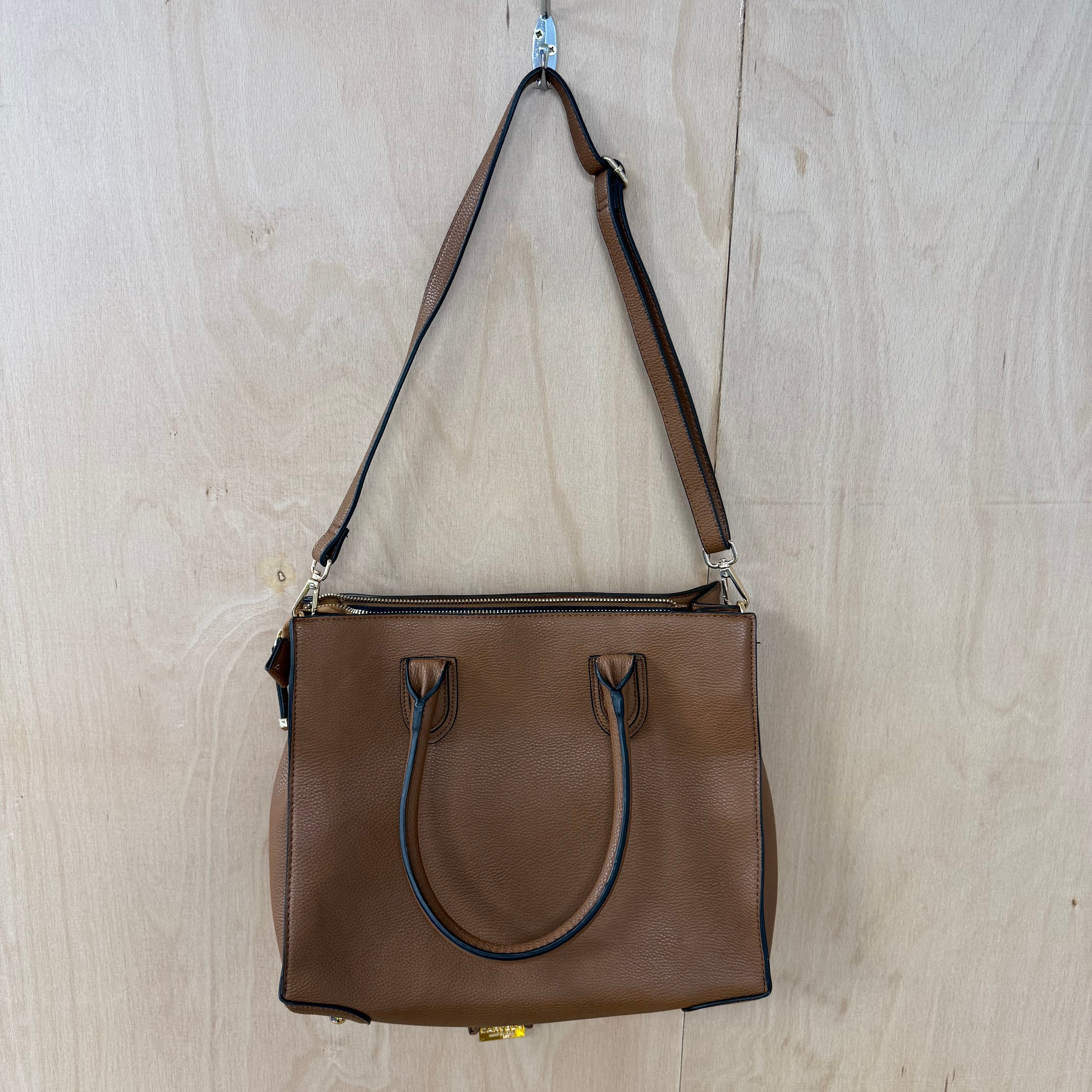 Carvela tan faux leather handbag tote shoulder bag