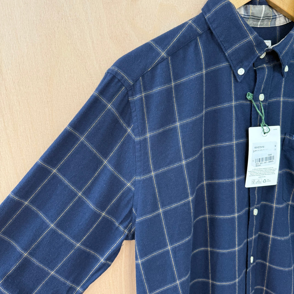 Barbour long sleeve checked shirt tailored fit size medium