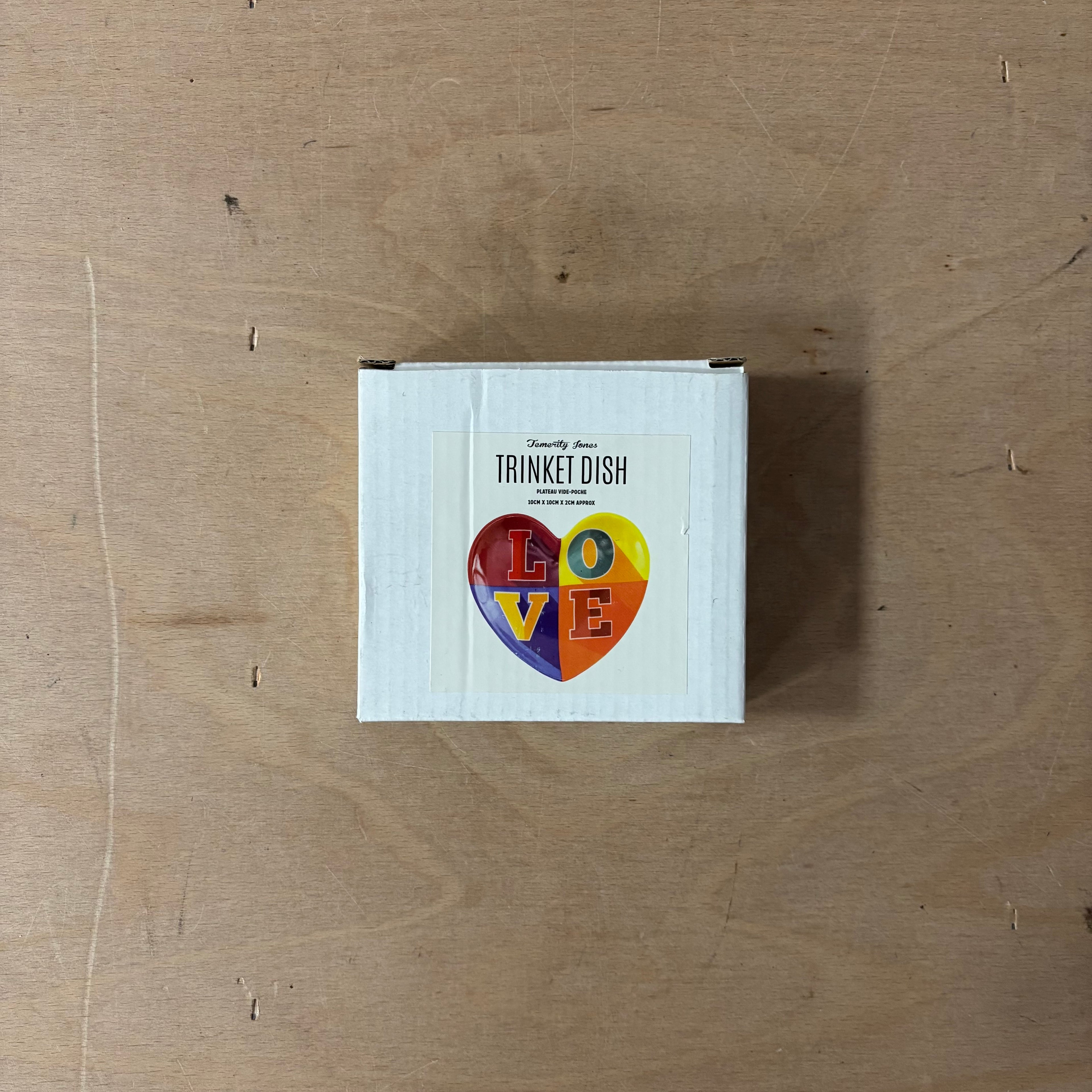 LOVE heart shaped trinket dish