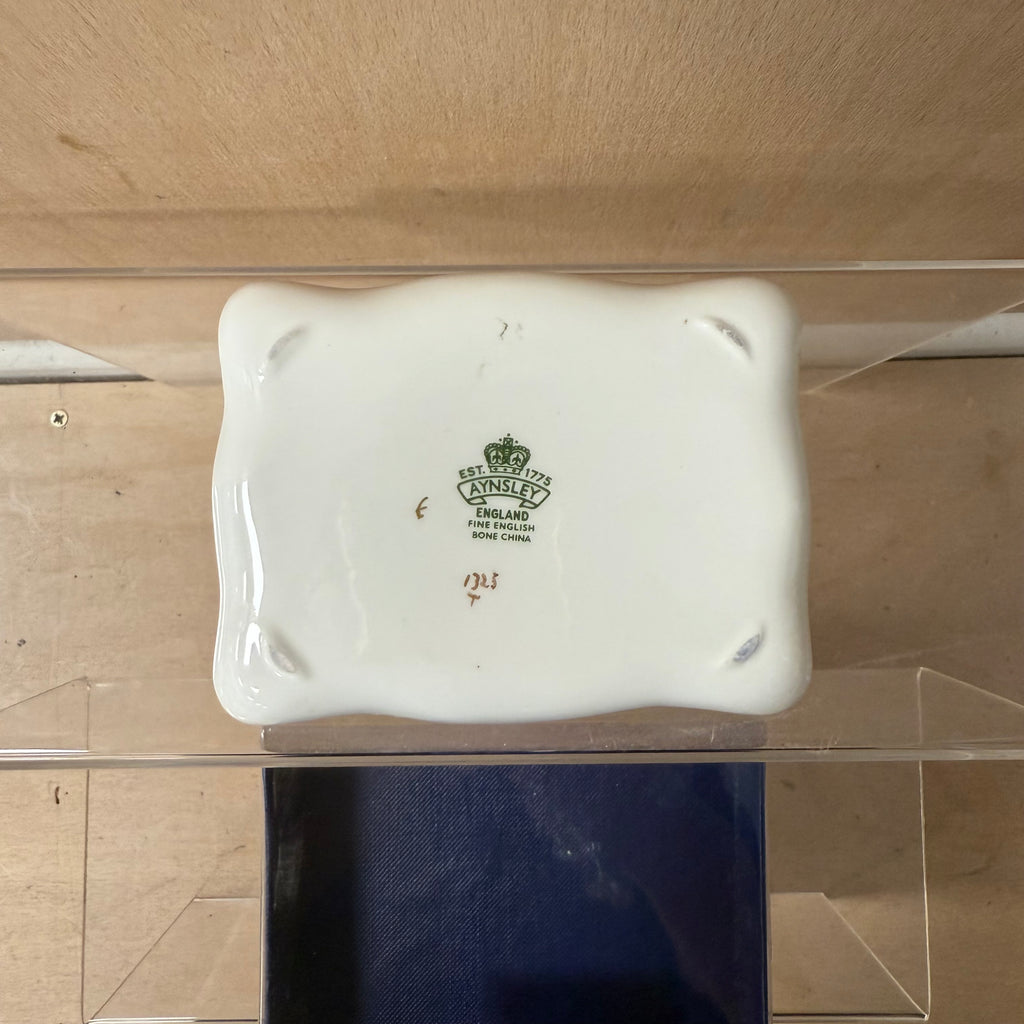 Aynsley fine english bone china small trinket dish