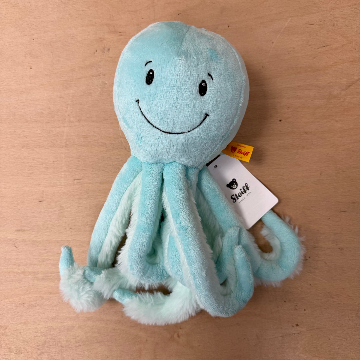 Steiff blue octopus new with tags soft cuddly toy