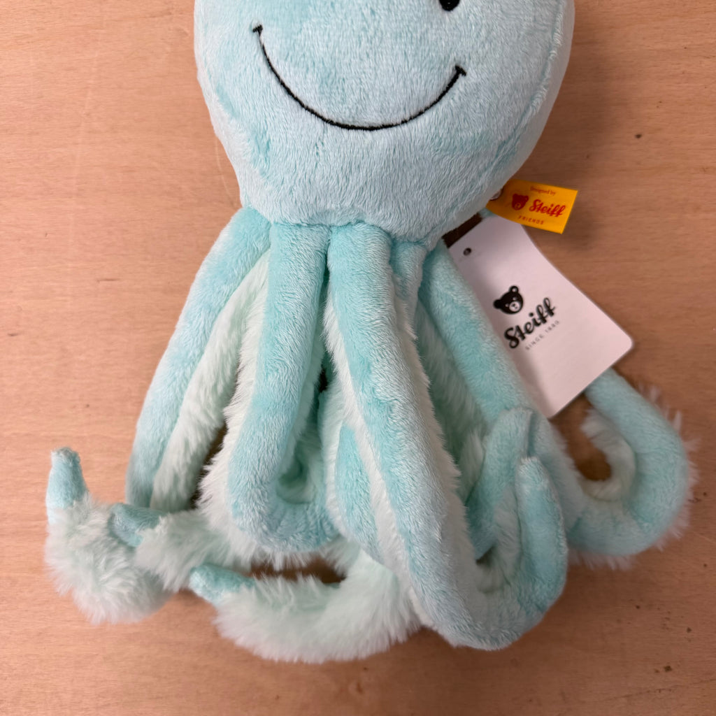 Steiff blue octopus new with tags soft cuddly toy