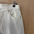 Levi's 501 jeans 5 button white denim