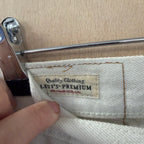 Levi's 501 jeans 5 button white denim