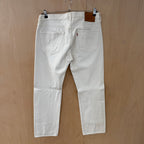 Levi's 501 jeans 5 button white denim