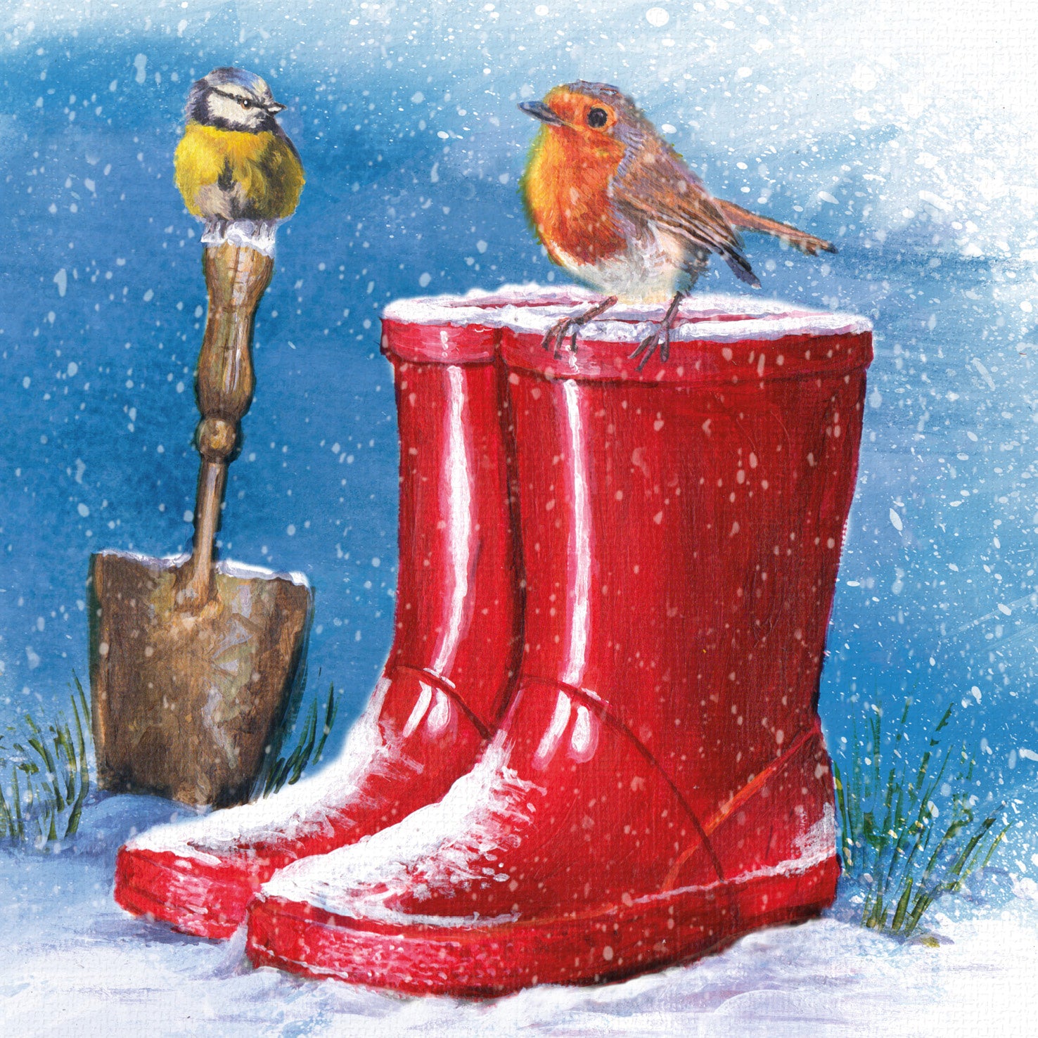 Welly good friends 10 pack christmas cards