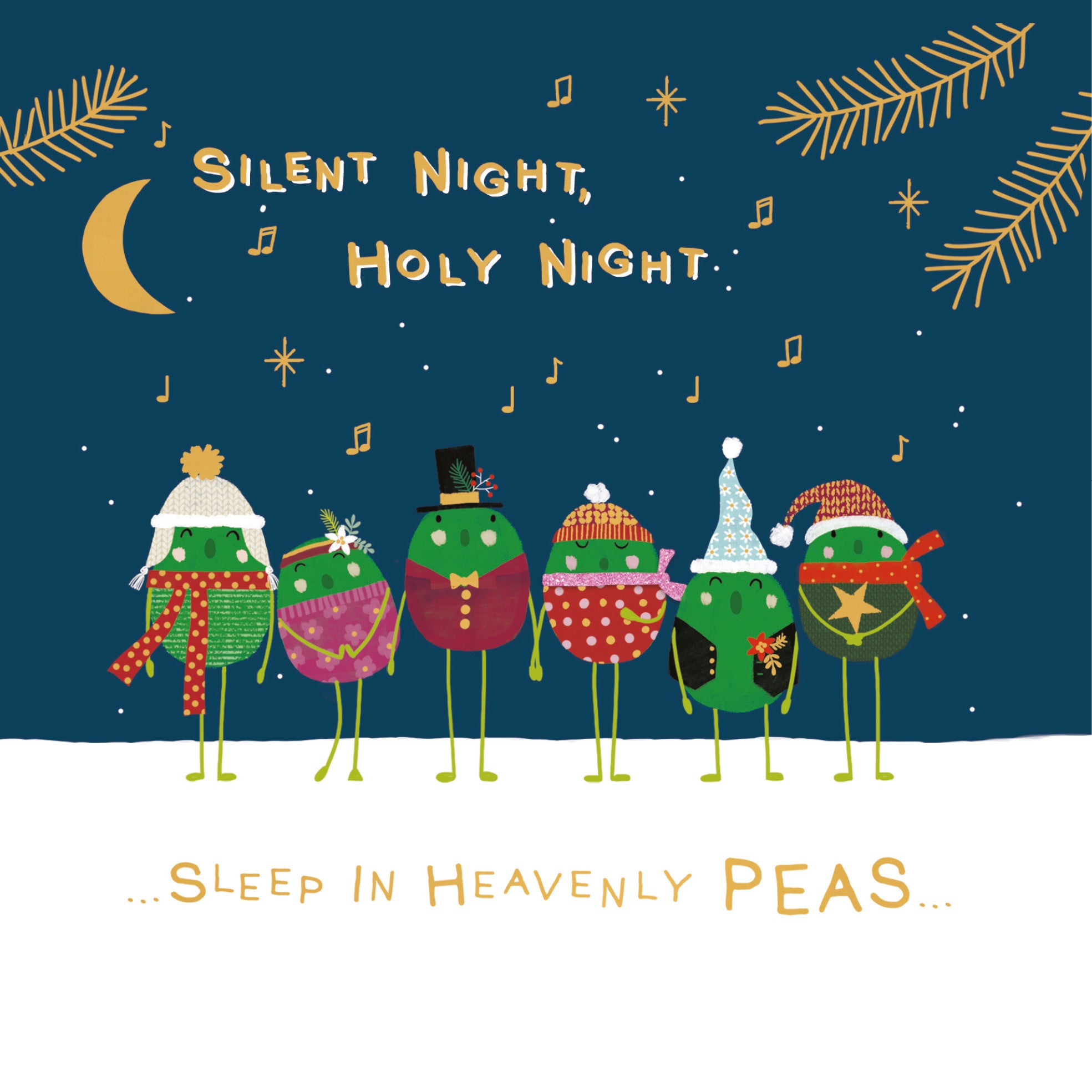 Sleep in heavenly peas 10 pack christmas cards