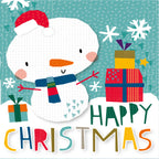 Cut out santa / cut out snowman kids twin 20 pack christmas cards