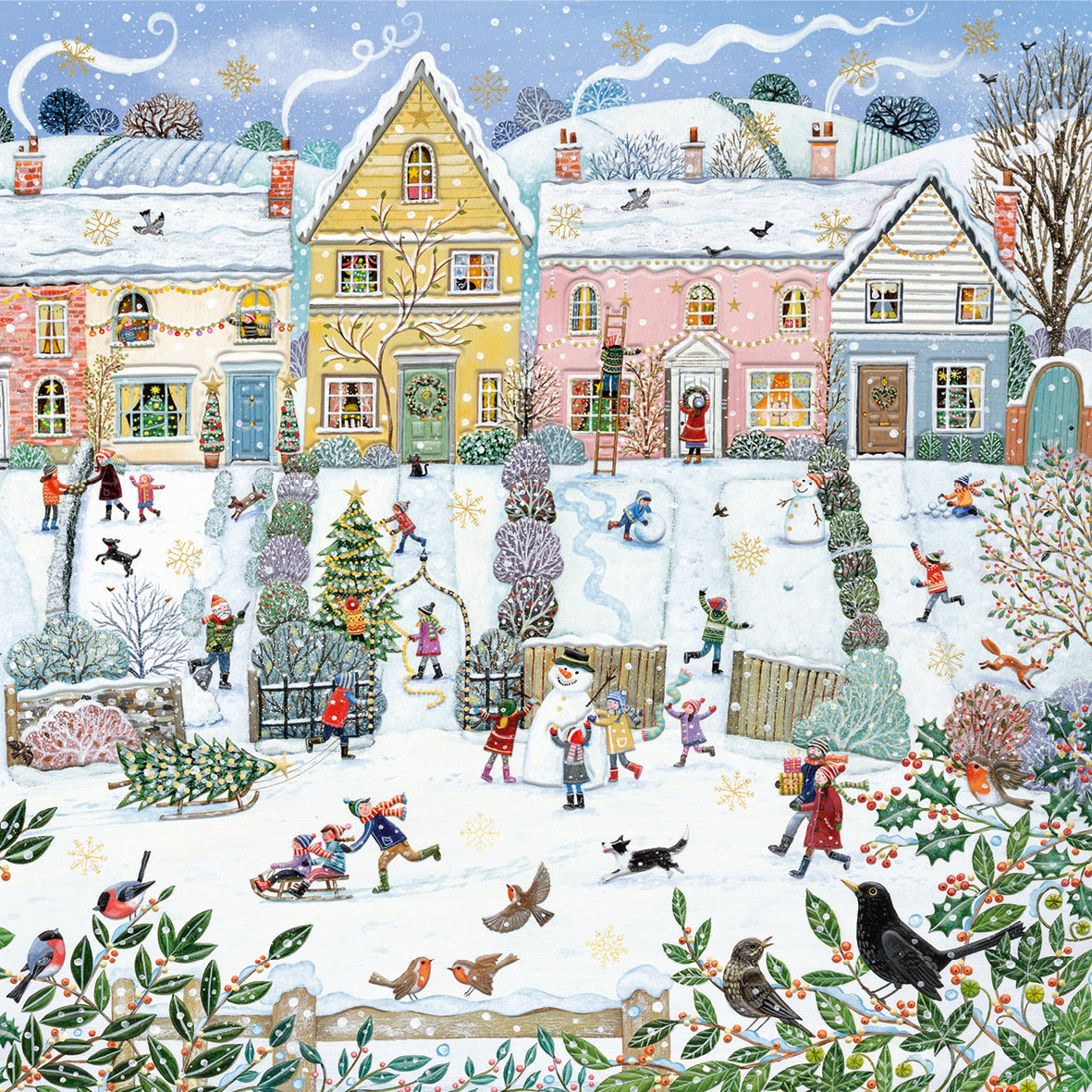 Christmas morning 10 pack christmas cards