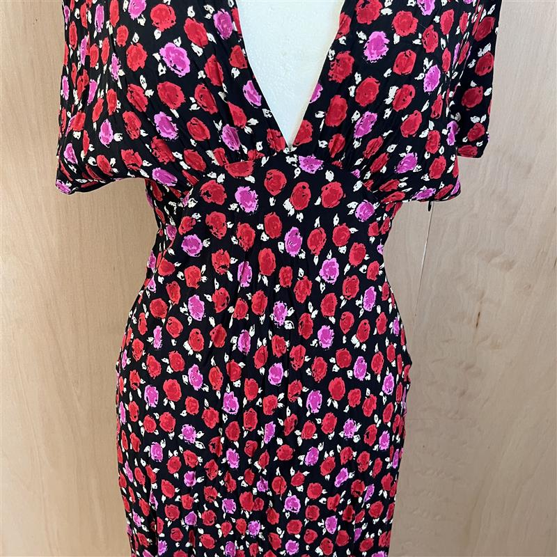 Zara floral midi dress size medium