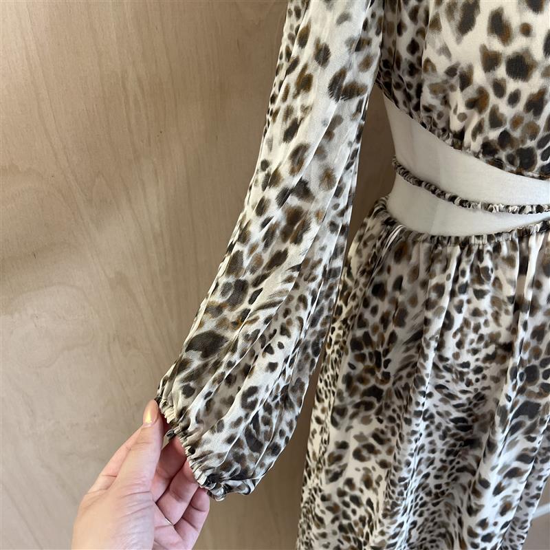 Brand New Zara Animal Print Backless Dress