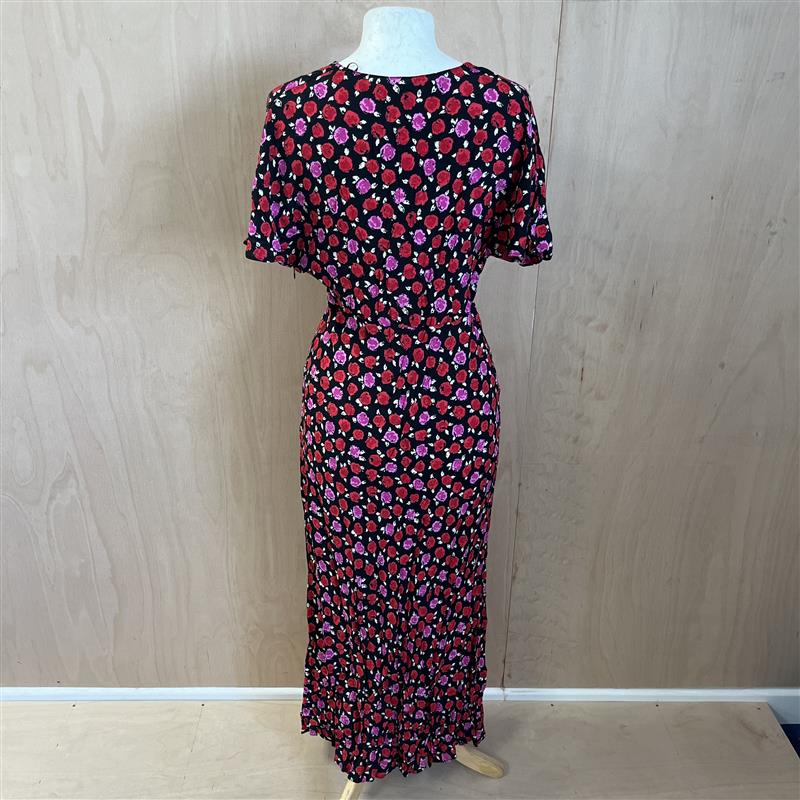 Zara floral midi dress size medium