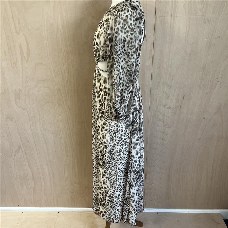 Brand New Zara Animal Print Backless Dress