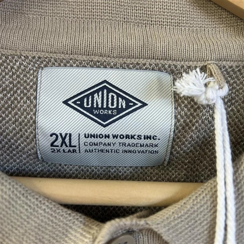 Union works cotton long sleeve patterned shirt size 2XL brand new