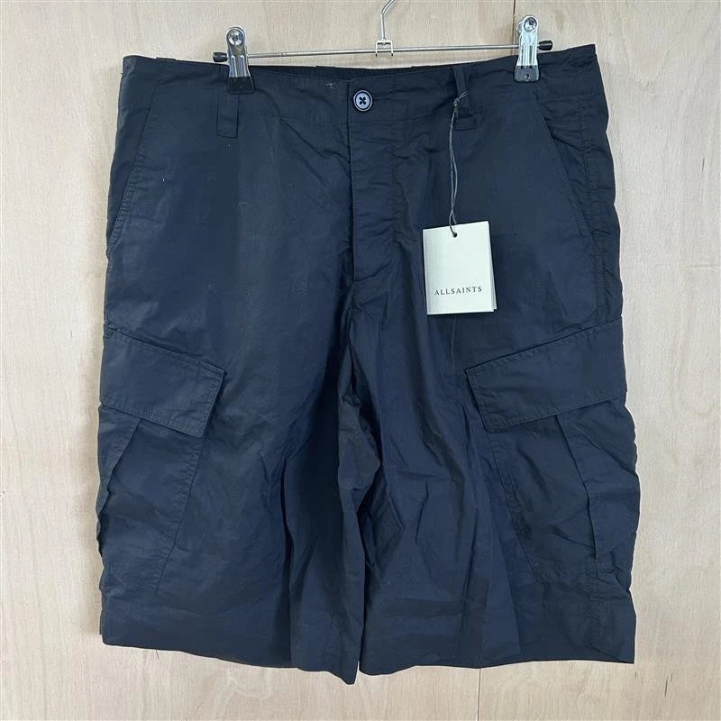 All saints black ardy shorts size 30 brand new
