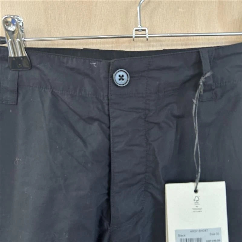 All saints black ardy shorts size 30 brand new