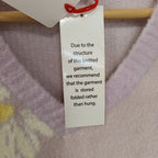 Joe browns knitted lilac floral jumper size 10