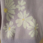 Joe browns knitted lilac floral jumper size 10